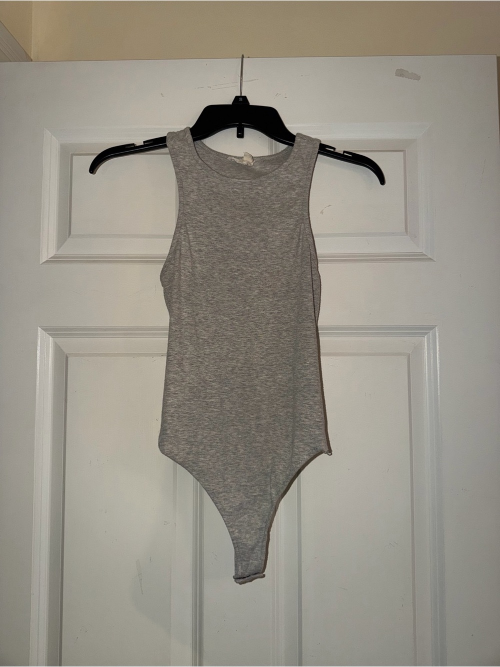 Gray bodysuit